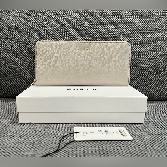 Furla Leather Zip-Around Continental Wallet - Picture 1 of 12